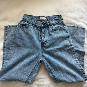 Pacsun high waisted straight jeans